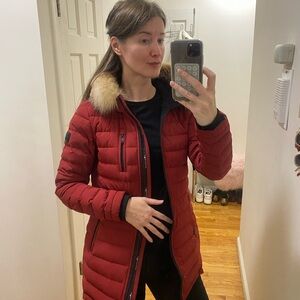 Moose Knuckles: Genuine Fox Fur Trim Down Parka